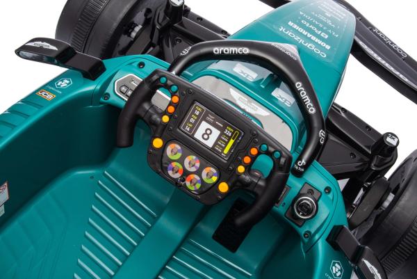 Elektro Kinderauto ASTON MARTIN CONGNIZANT ARAMCO F1 2x55W 24V/5Ah